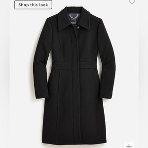 J.Crew Lady Day Coat in Italian Wool Black Size 8